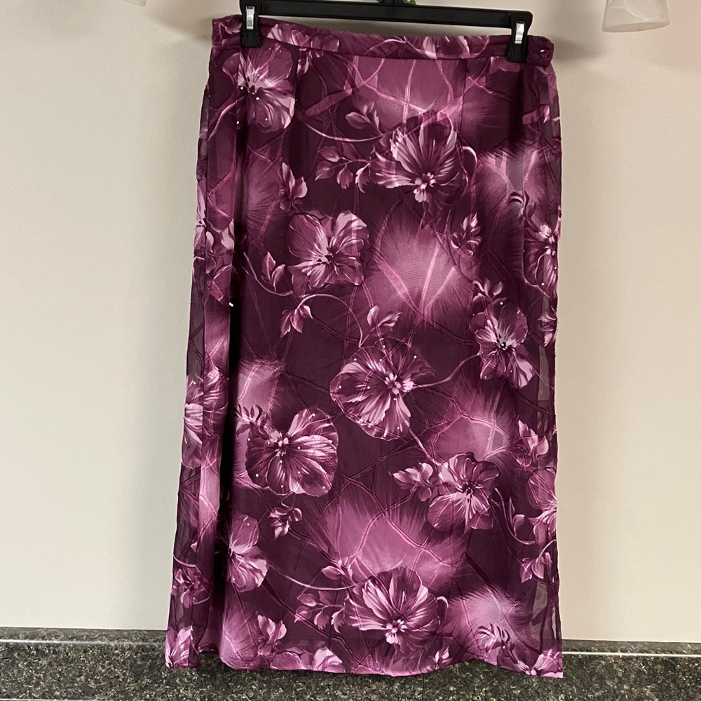 3/$15 ❤️ sag harbor side zip lined skirt 14 petite
